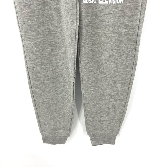 NWT MTV Music Television Gray Jogger Sweatpants Target Womens - Picture 4 of 7